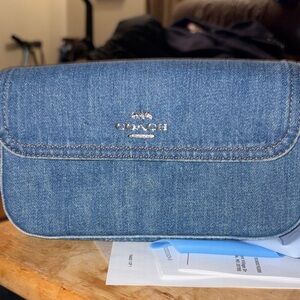 Coach Denim Blue Crossbody Bag